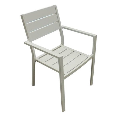 Sedia con braccioli Amicasa LS TC 805 KARIM Bianco