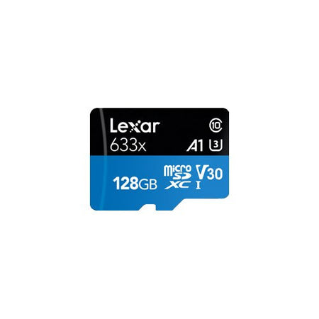 Scheda di memoria Lexar LSDMI128BB633A HIGH PERFOMANCE 633X Black e Bl