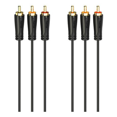 Cavo adattatore Hama 00205150 Audio Rca Rca Black