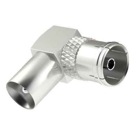 Connettore antenna Hama 00205202 Accoppiamento Coassiale a 90 Metal