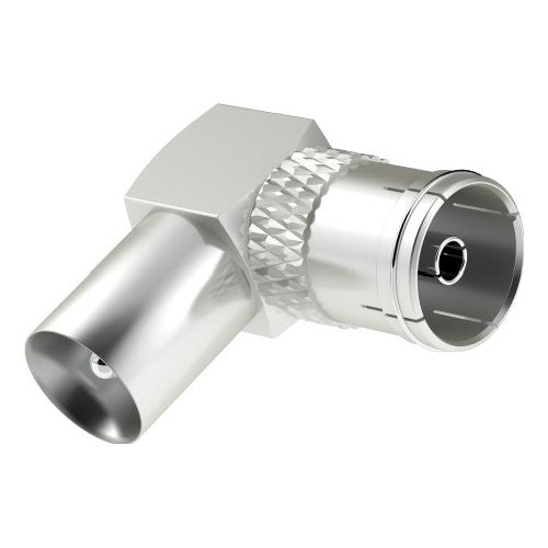 Connettore antenna Hama 00205202 Accoppiamento Coassiale a 90 Metal