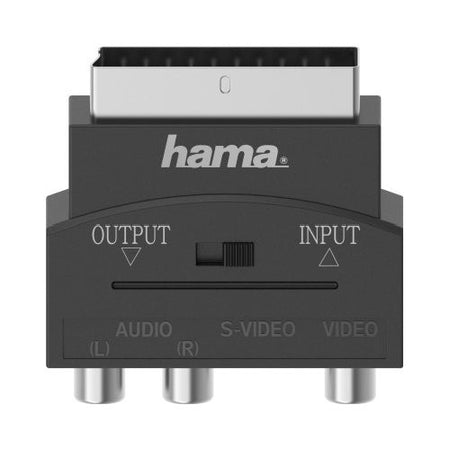 Adattatore video Hama 00205268 Scart a RCA Black