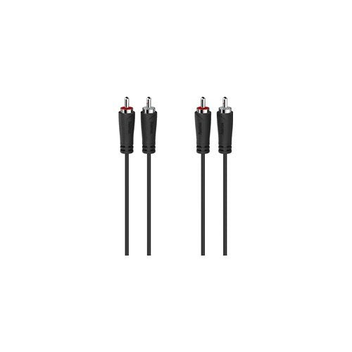 Cavo RCA Hama 00205093 Plugs Black
