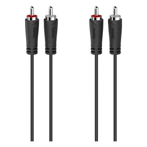 Cavo RCA Hama 00205257 Plugs Black
