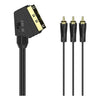 Cavo adattatore Hama 00205156 Video Rca Scart Black