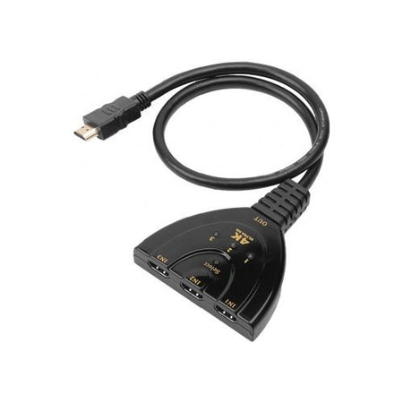 Switch HDMI Techly IDATA HDMI 3F30 Idata Hdmi 3F30 4K Uhd Black