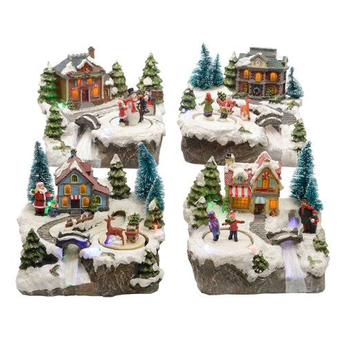 Villaggio Led con Movimento Kaemingk 481091 Assortito