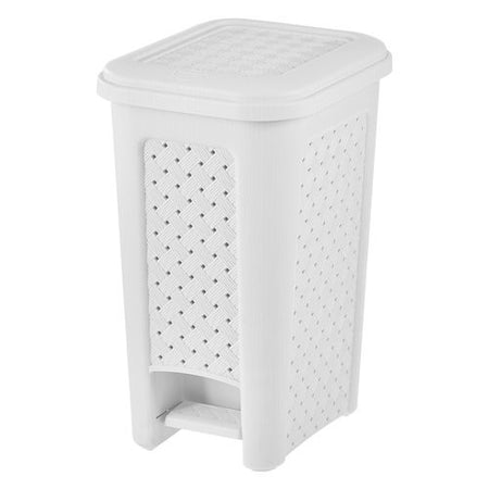 Pattumiera Tontarelli 8104288112 ARIANNA coperchio a pedale Bianco