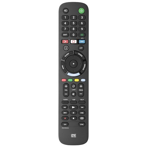 Telecomando tv Oneforall URC 4912 Black