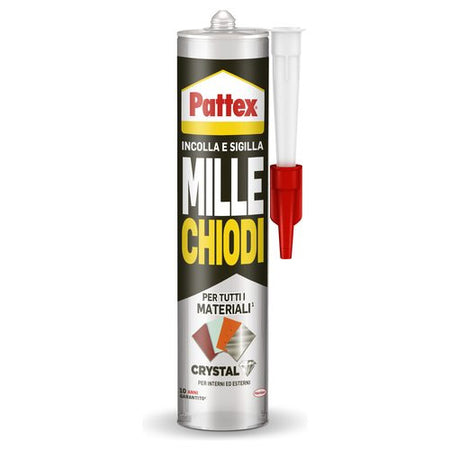 Colla montaggio Pattex 2708135 MILLE CHIODI Crystal Trasparente