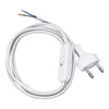 Cavo elettrico Poly Pool PP0372 Per abat jour con interruttore Bianco