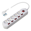 Multipresa tavolo Poly Pool PP2509 10/16A Multiswitch Bianco