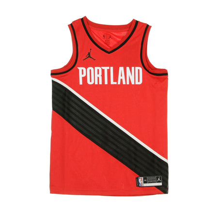 JORDAN NBA Canotta Basket Uomo Nba Swingman Jersey Statement Edition 2020 Blank 20 Portra University Red/black da uomo
