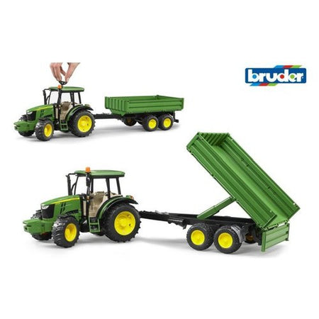 Trattore con Rimorchio Bruder 02108 JOHN DEERE