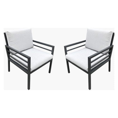 Set poltrone Amicasa LOREN Grigio scuro