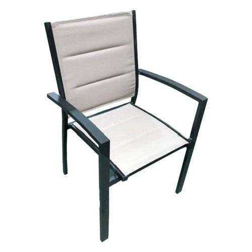 Sedia con braccioli Amicasa VANIA Antracite