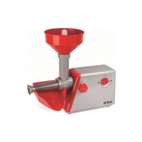 Passa pomodoro elettrico Artus S25I Rosso e Argento