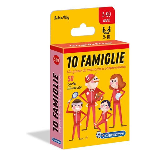 Carte gioco Clementoni 16172 10 Famiglie