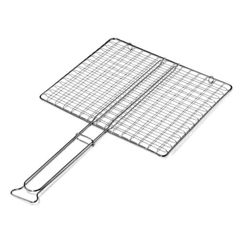 Griglia barbecue Ompagrill B03540 Rete Doppia Senza Piedi Cromo lucido