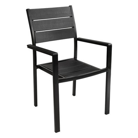 Sedia con braccioli Amicasa YC 051 CORTINA Antracite