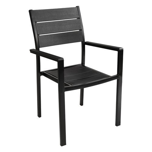 Sedia con braccioli Amicasa YC 051 CORTINA Antracite