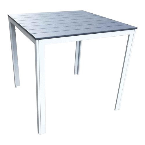 Tavolo da esterno Amicasa SLA 78 MILANO Bianco e Antracite