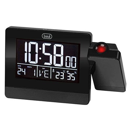 Sveglia Trevi 0088400 Ec 884 Pj Black