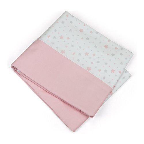 Copripiumino lettino Baby Idea 601 RS STELLE Rosa