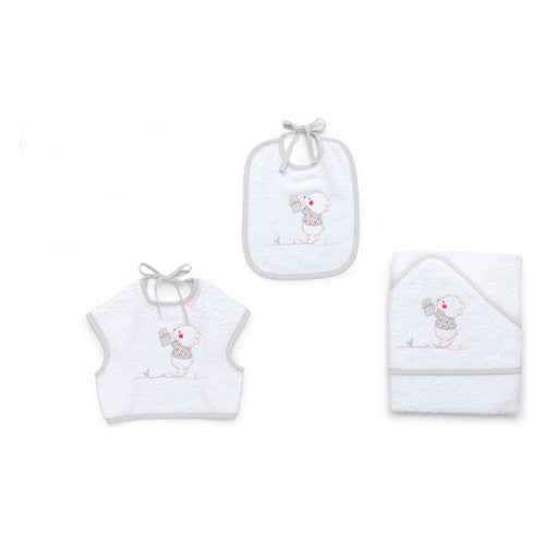 Set bavaglini Italbaby 15 5020 108 BEAR Grey