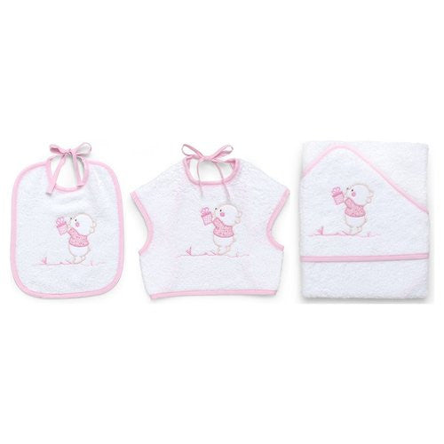 Set bavaglini Italbaby 15 5020 101 BEAR Rosa