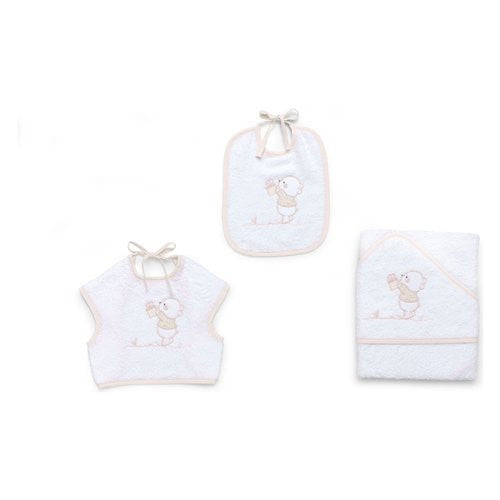 Set bavaglini Italbaby 15 5020 106 BEAR Avorio