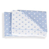 Set lenzuola lettino Italbaby 020 1005 002 POIS Completo Azzurro