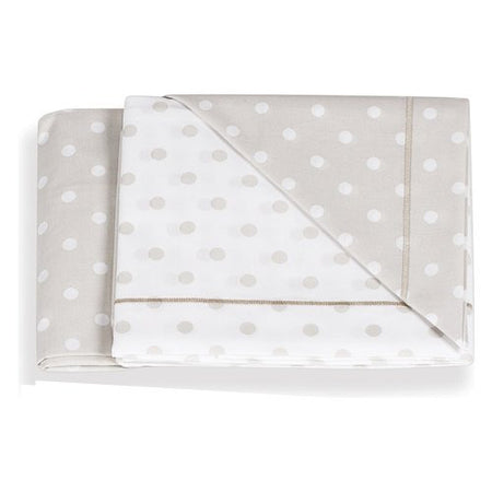 Set lenzuola lettino Italbaby 020 1005 003 POIS Completo Tortora