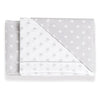 Set lenzuola lettino Italbaby 020 1005 004 POIS Completo Grey