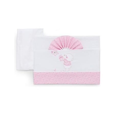 Set lenzuola lettino Italbaby 15 20 101 BEAR Completo Rosa