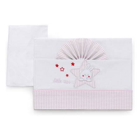 Set lenzuola lettino Italbaby 15 2010 201 STAR Completo Rosa