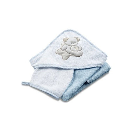 Set asciugamani Italbaby 050 4150 372 SWEET Spugna Azzurro