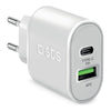 Caricabatterie Sbs TETRPD20W WALL CHARGER 20W Power Delivery White