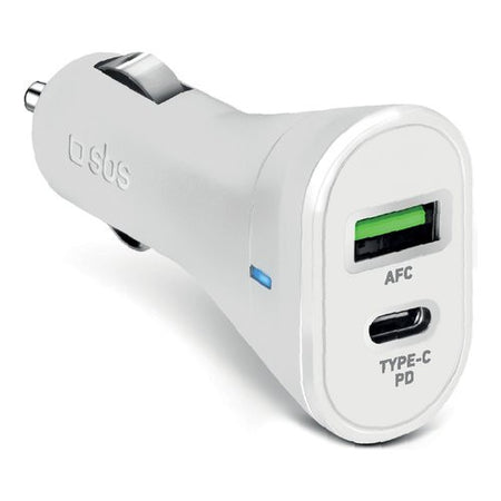 Caricabatterie accendisigari Sbs TECRPD20W CAR CHARGER 20W Dual Power