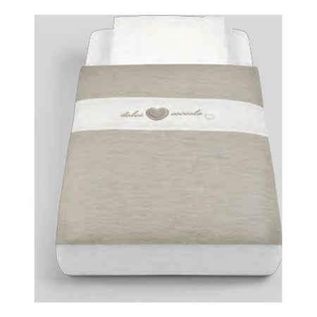 Set lenzuola culla Cam 926 T154 CULLAMI 3 pezzi Beige e Bianco
