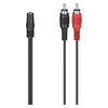 Cavo Jack 3.5 Hama 00205186 Rca Plugs Black