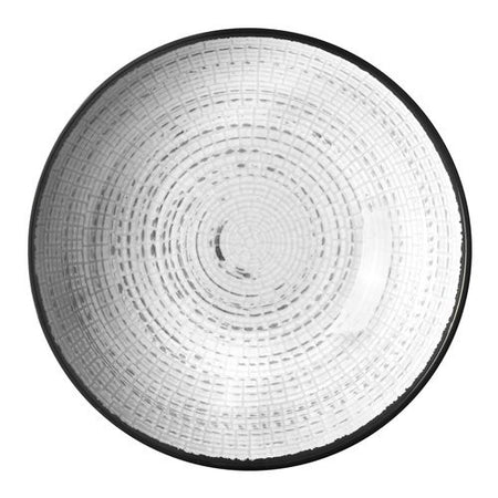 Piatto Brunner 0830026N C7X TIVOLI Fondo Bianco e Grigio