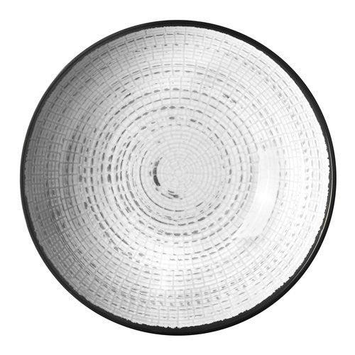 Piatto Brunner 0830026N C7X TIVOLI Fondo Bianco e Grigio