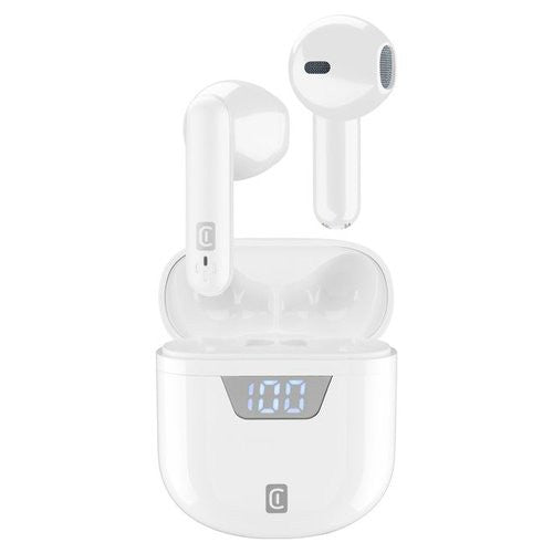 Auricolari microfono bluetooth Cellular Line BTSEEKTWSW SEEK Tws Bianc