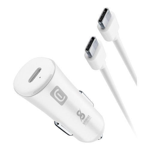 Caricabatterie accendisigari Cellular Line CBRSMKITC2CPD25WW SUPER FAS