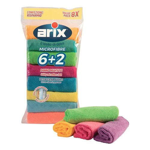 Set panni Arix 28605 Microfibre Colori assortiti
