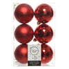 Palline albero Amicasa 9022052 Sfera Mix Red