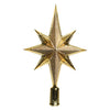 Puntale albero di natale Amicasa 9029097 Stella Lusso Gold