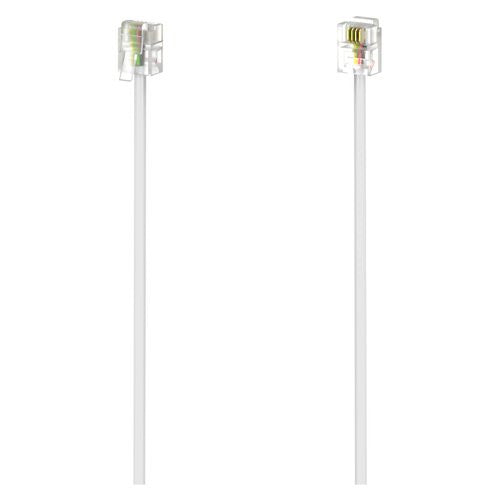 Cavo telefonico Hama 00201134 Plug White