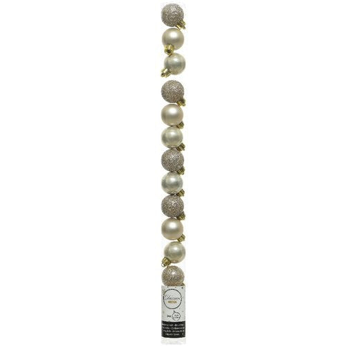 Palline albero Amicasa 9020462 Tubo Sfera Mix Pearl